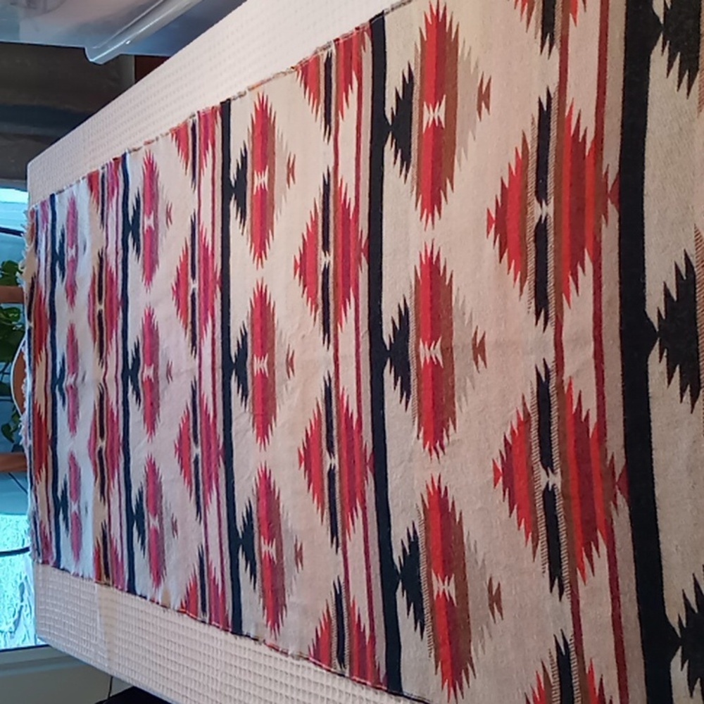 Free Press Southwestern Wrap/Shawl/Scarf/Dresser Scarf/Table Runner With Fringe